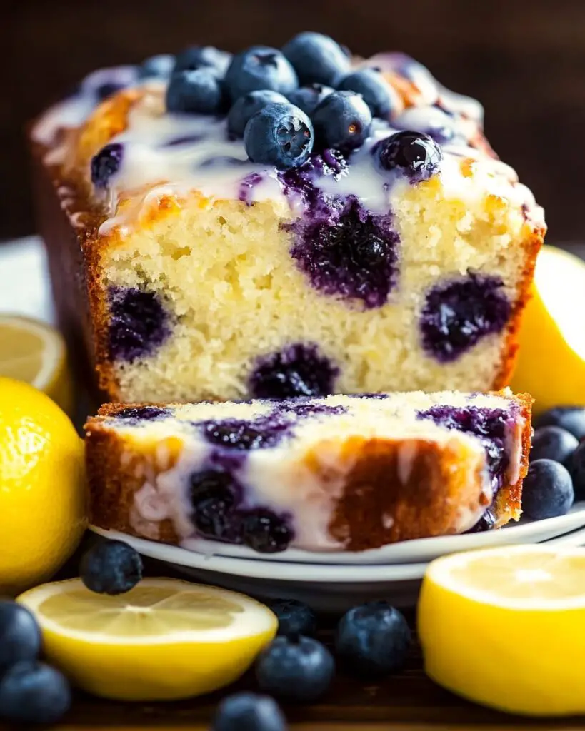 Lemon Blueberry Yogurt Loaf
