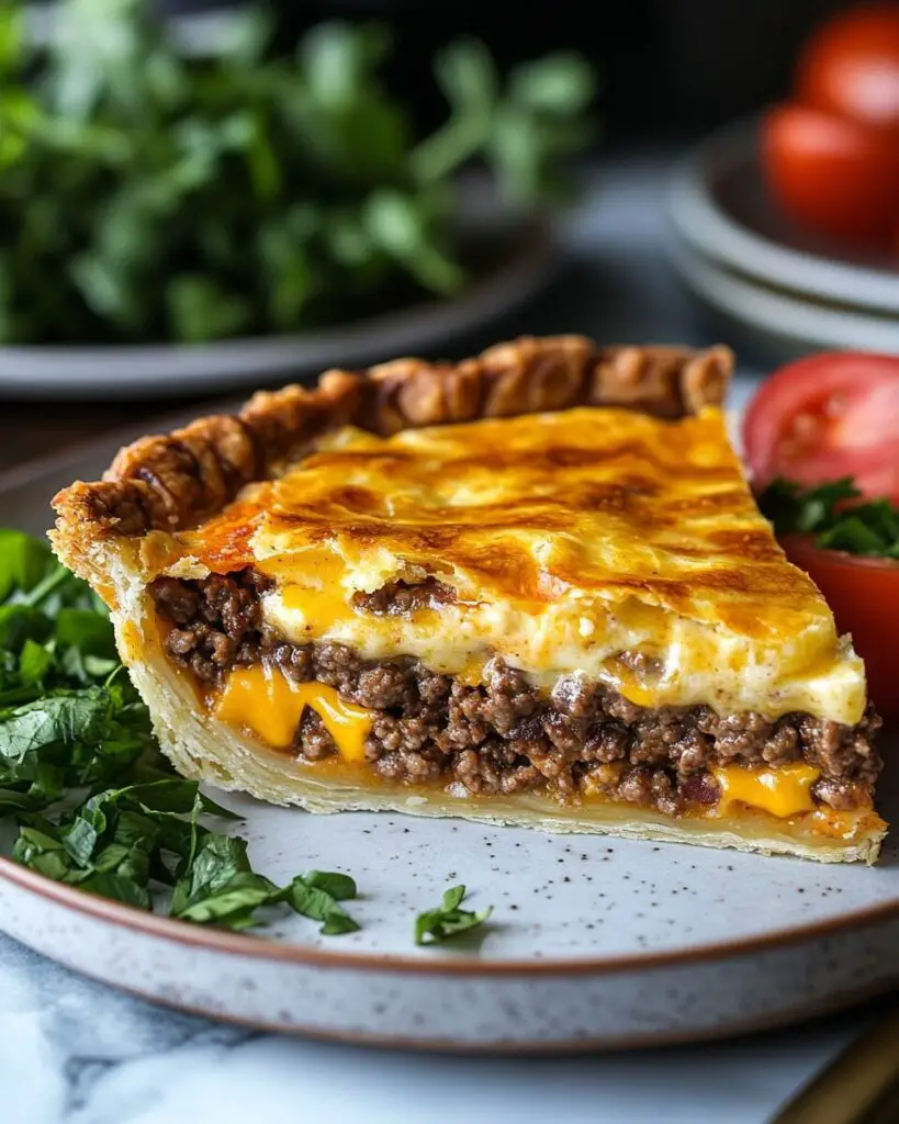Impossible Cheeseburger Pie
