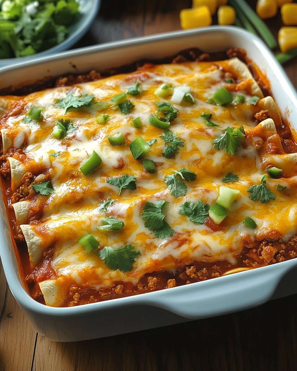 Ground Beef Enchiladas