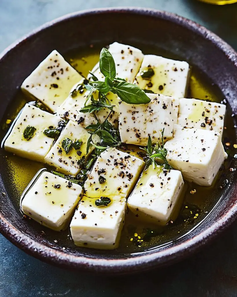 Green Peppercorn Marinated Feta