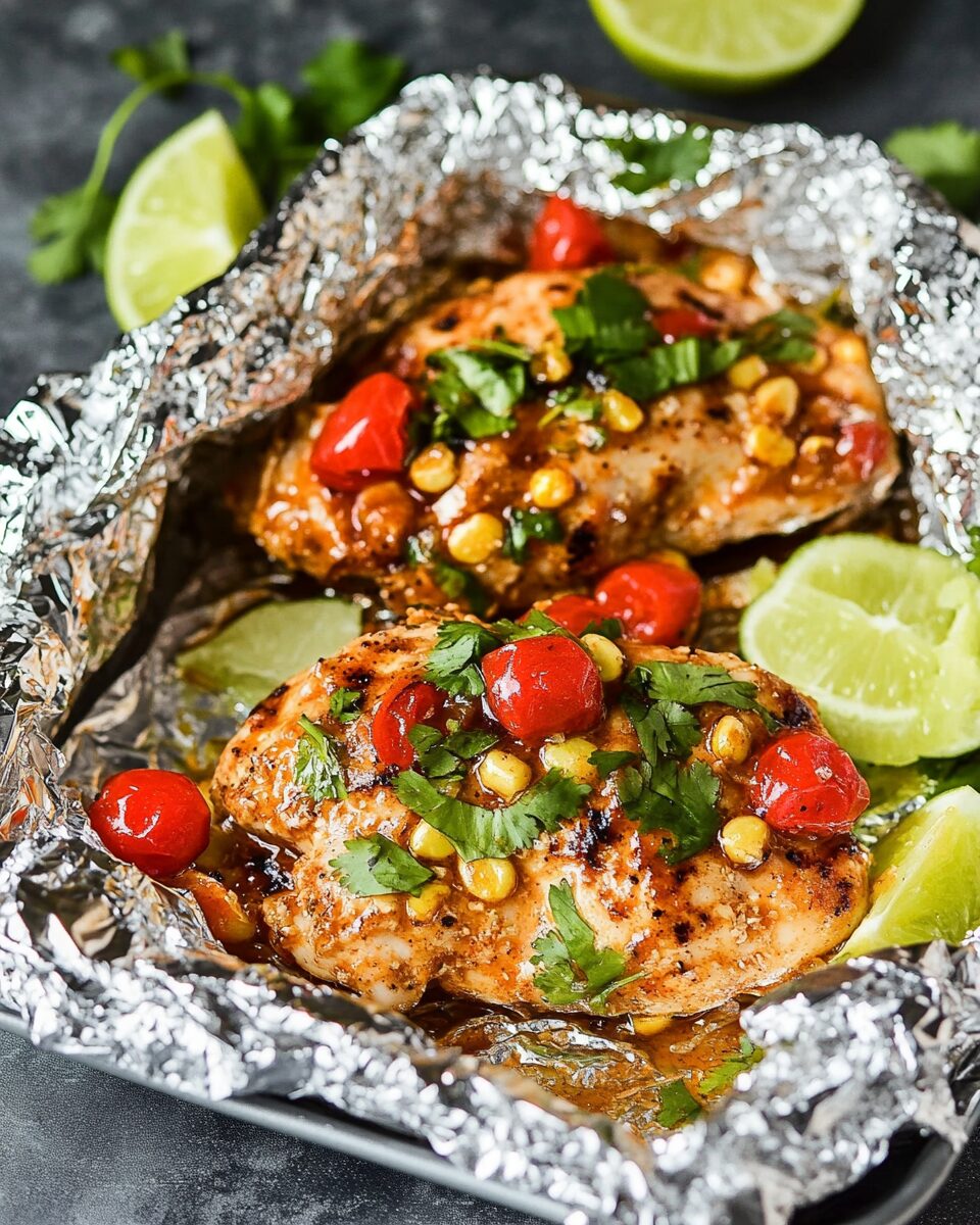 Chili Lime Chicken Foil Packs