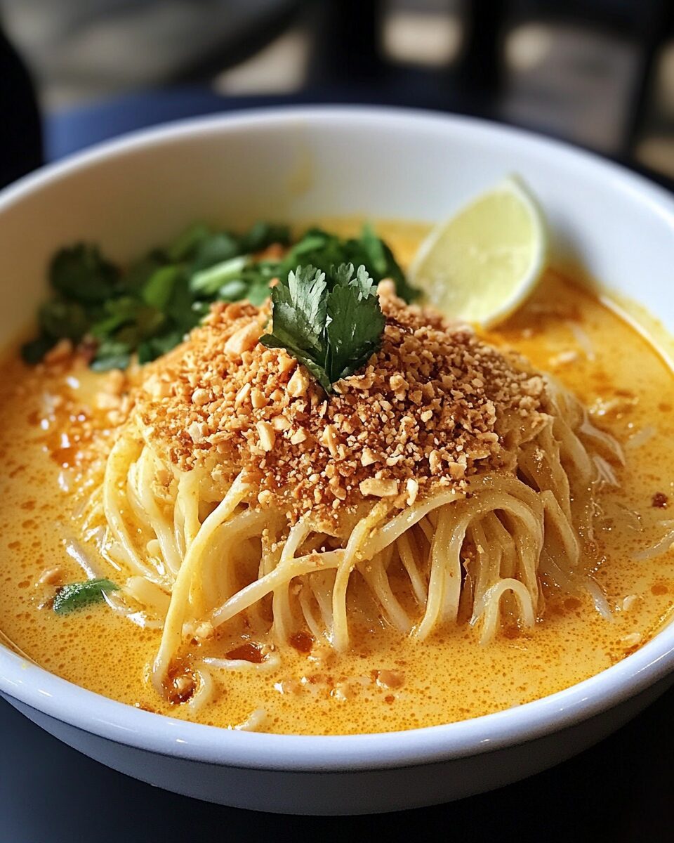 Thai Coconut Curry Noodle Soup