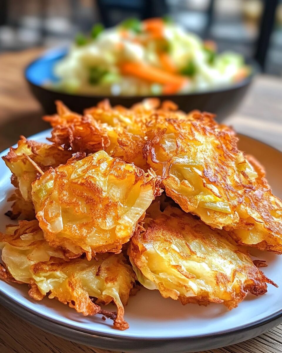 Savory Cabbage and Onion Fritters