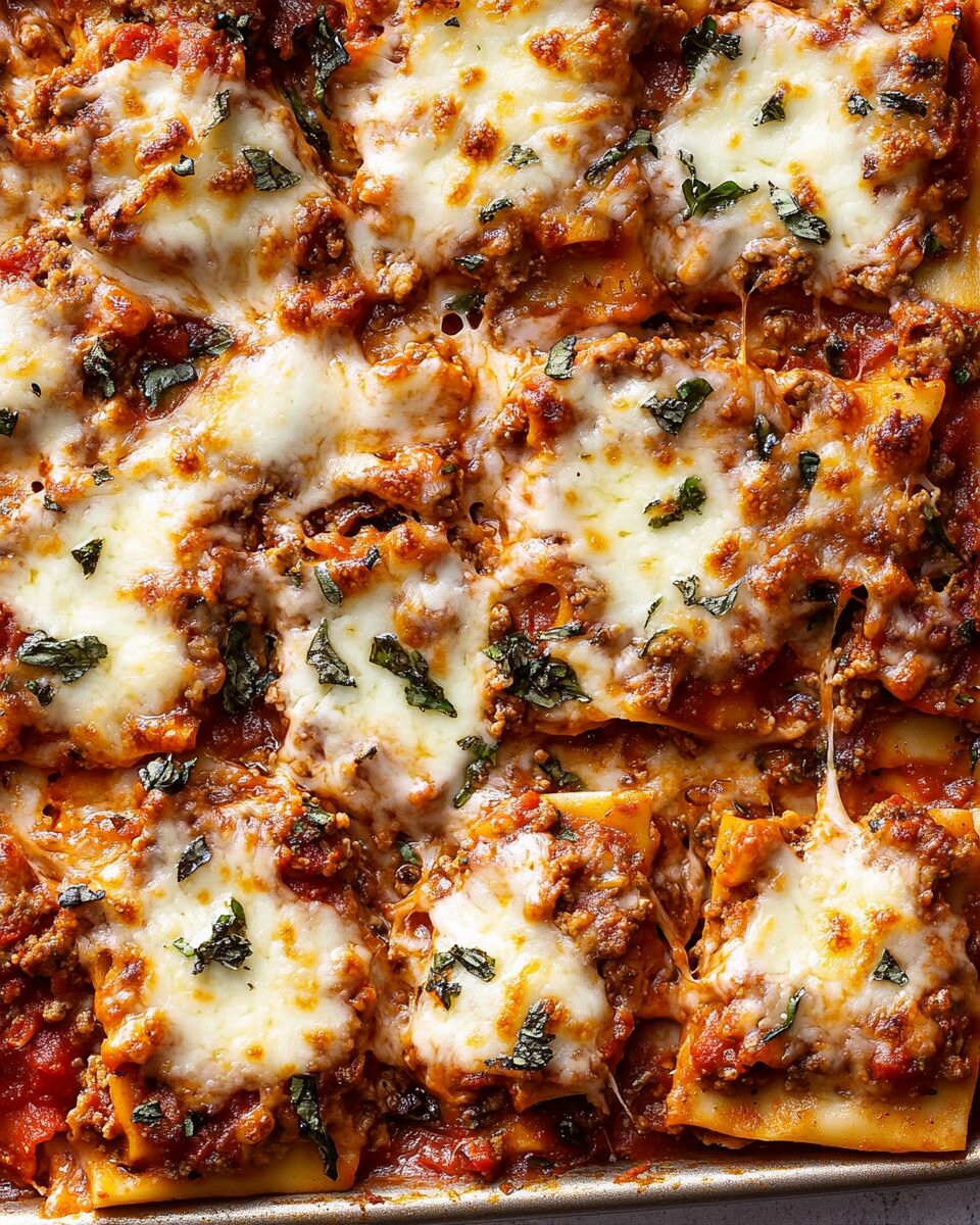 Sheet Pan Lasagna