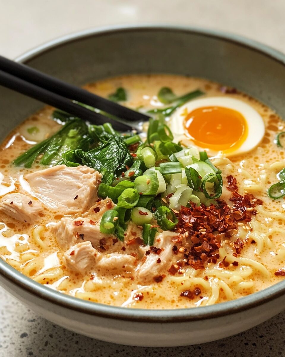 Creamy Korean Chicken Ramen