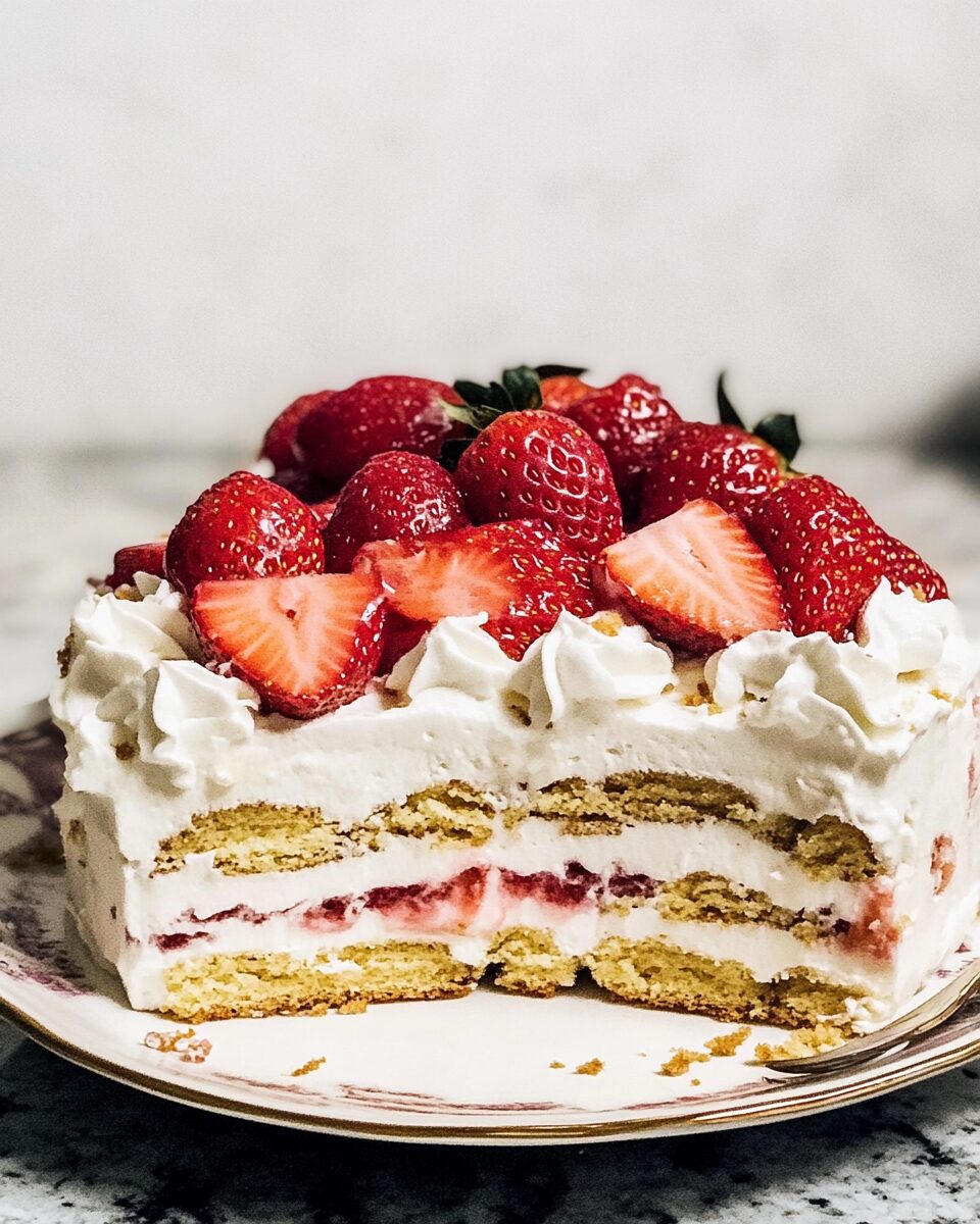 Strawberry Icebox Cake