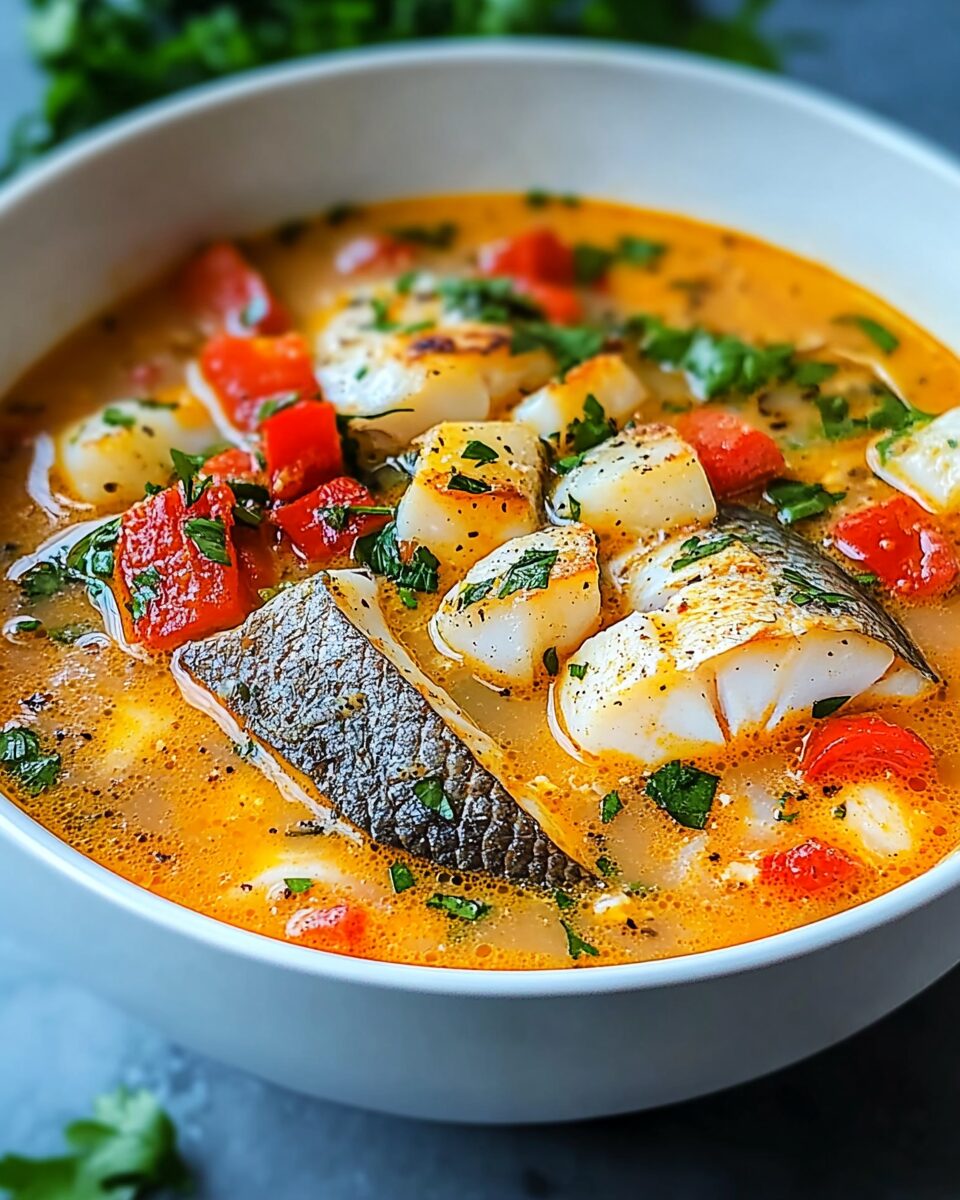 Zesty Cajun Fish Soup