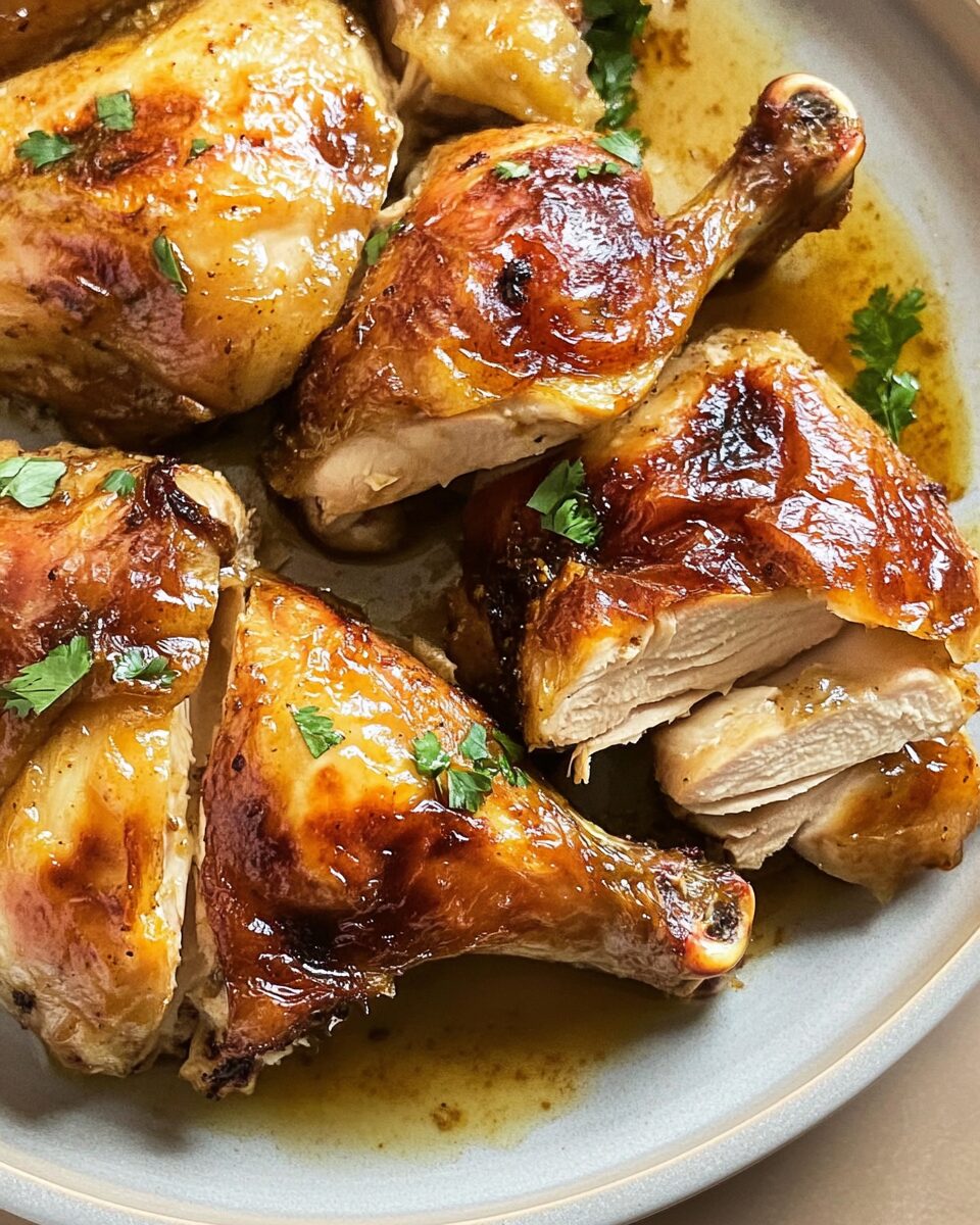 Five-Spice Roast Chicken with Rich Gravy