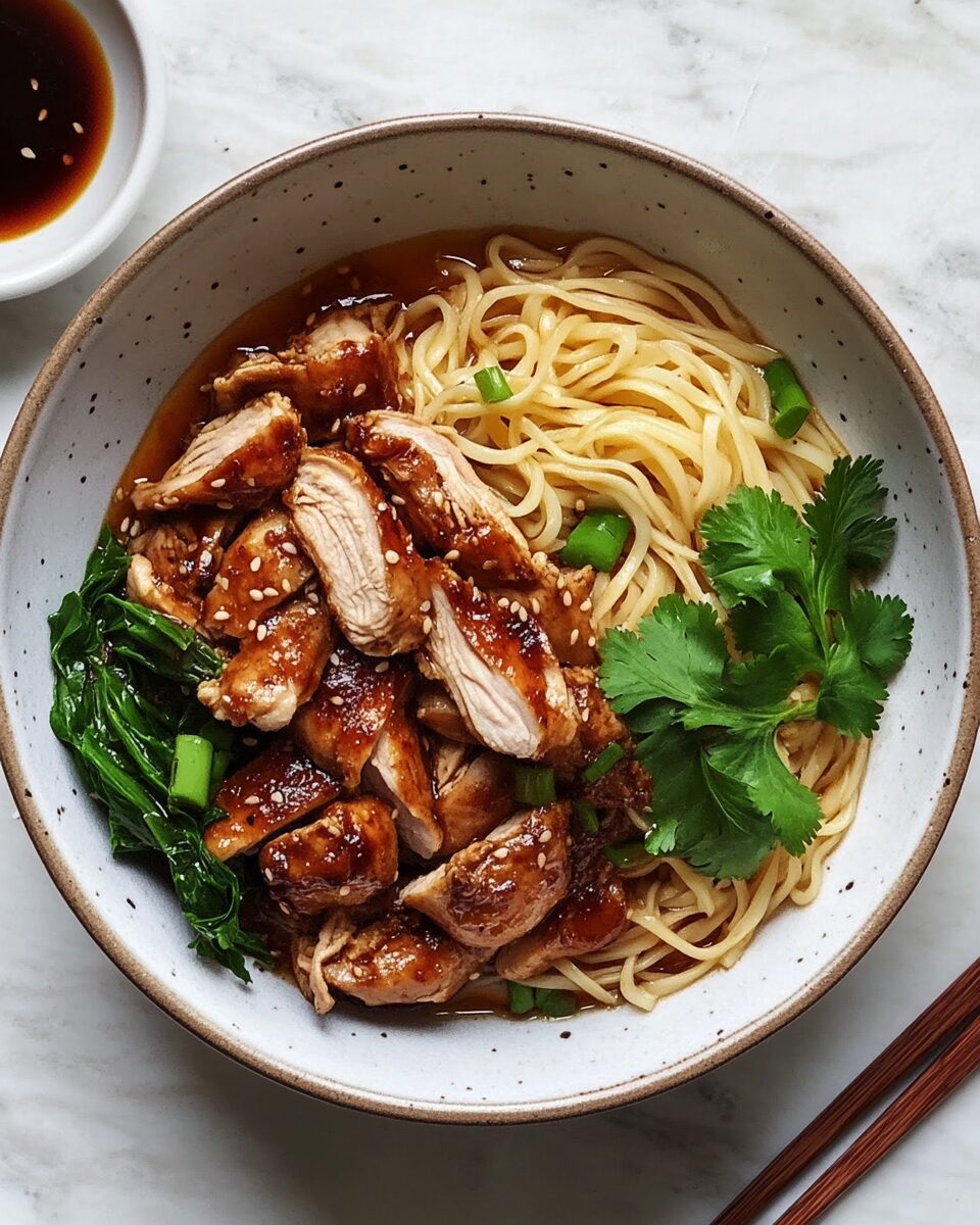 Thai Soy-Braised Chicken Noodles