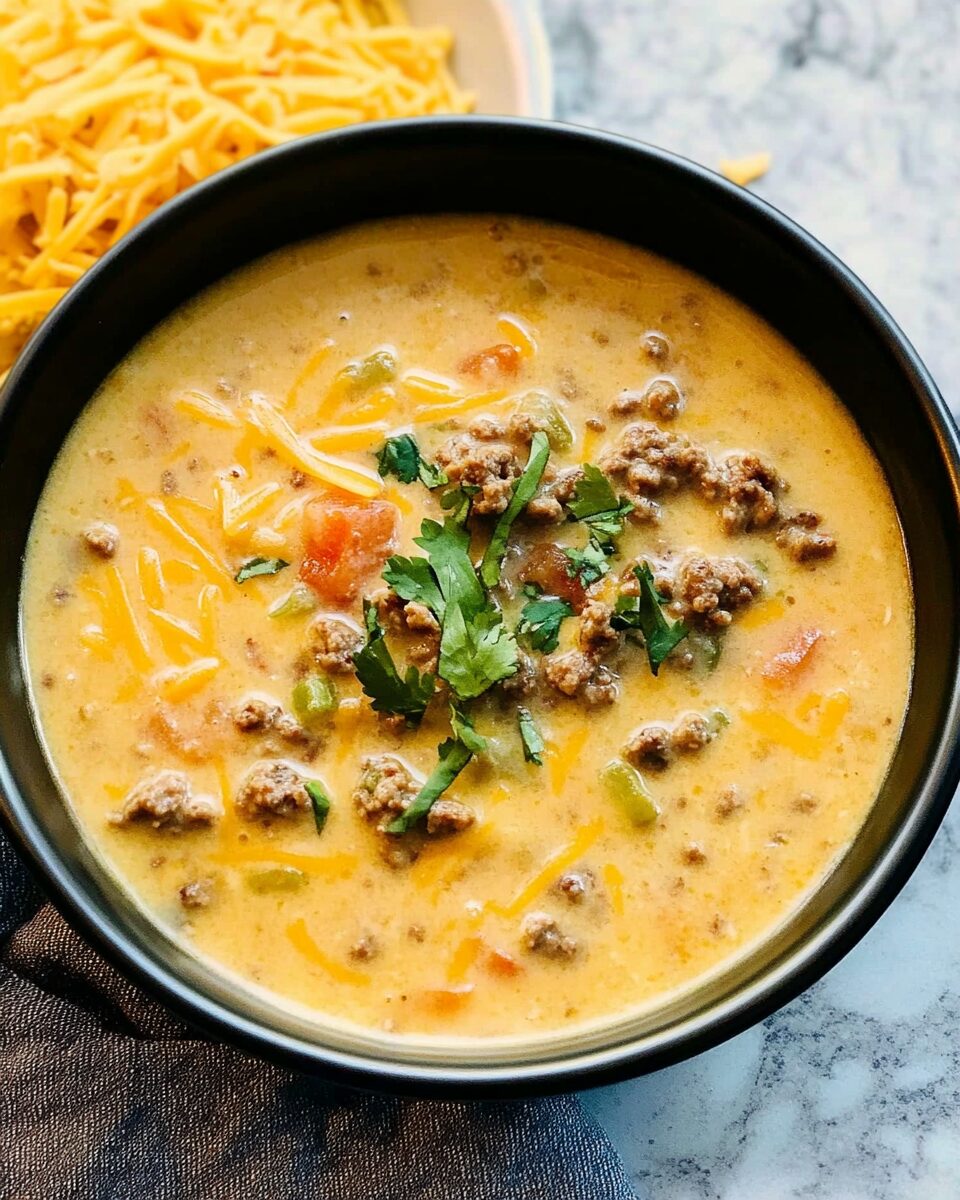 Cheeseburger Soup