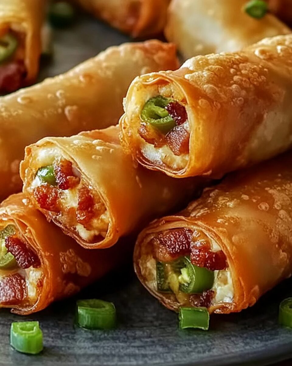 Bacon Jalapeno Popper Eggrolls