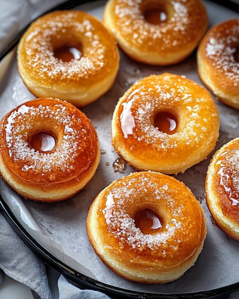 Baked Crème Brûlée Donuts