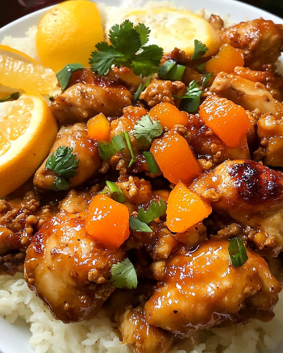 Ground Orange Chicken