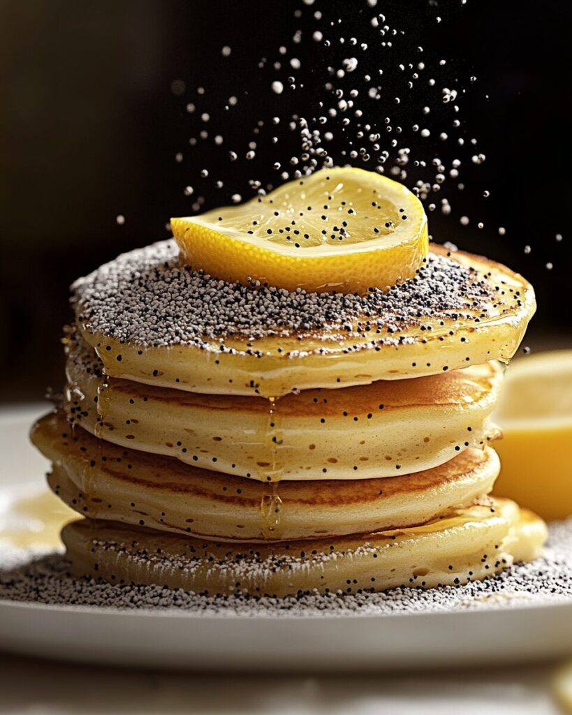 Lemon Poppy Seed Pancakes