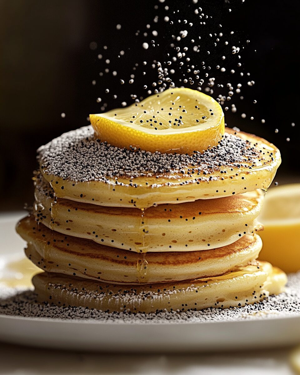 Lemon Poppy Seed Pancakes