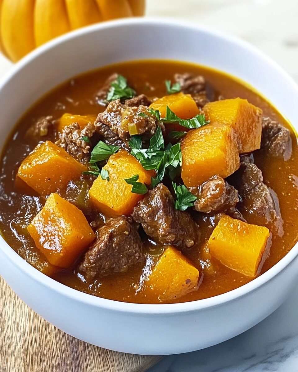 Pumpkin Harvest Beef Stew