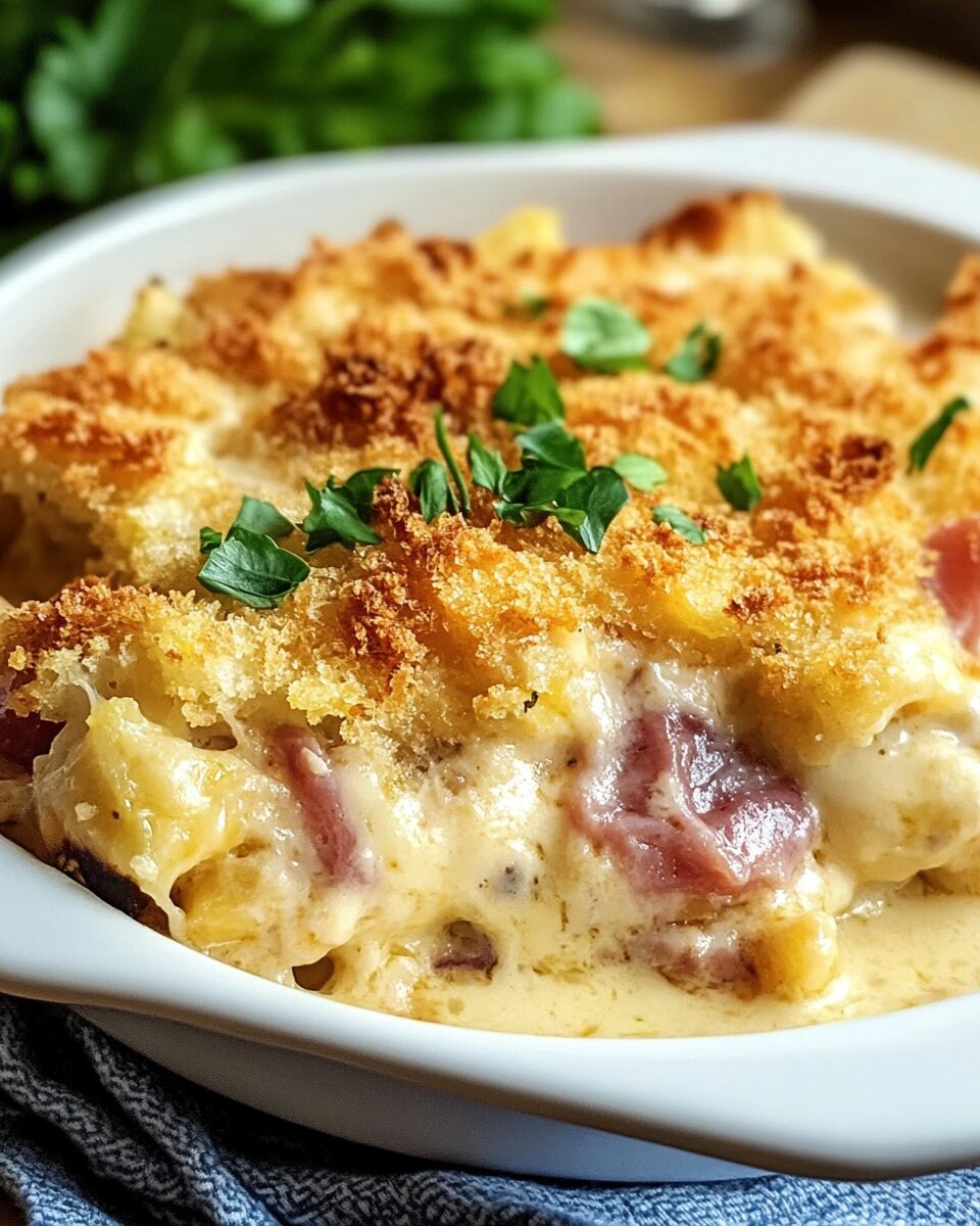 Easy Chicken Cordon Bleu Casserole