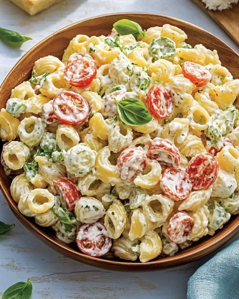 Creamy Ranch Pasta Salad