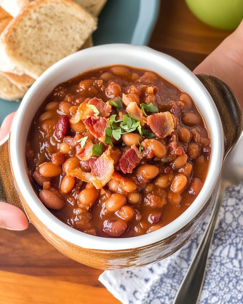 Slow-Cooked BBQ Baked Beans