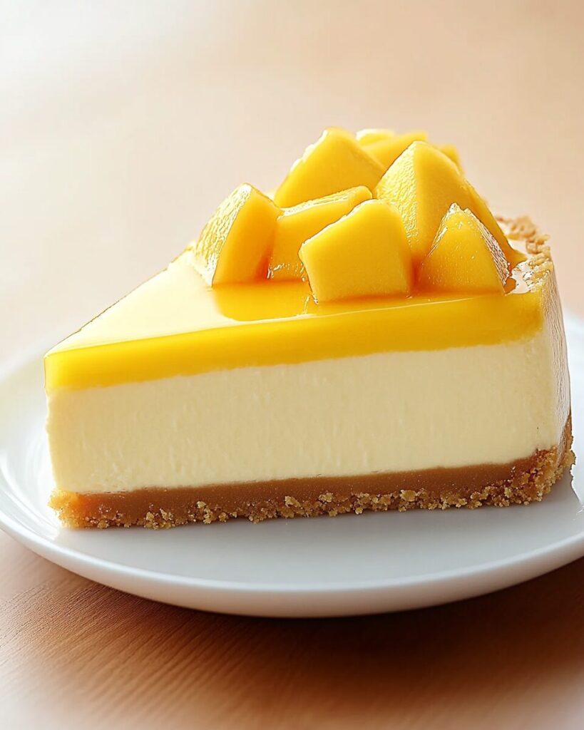 Velvety Mango Cheesecake Bliss