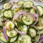 Classic Cucumber and Onion Salad
