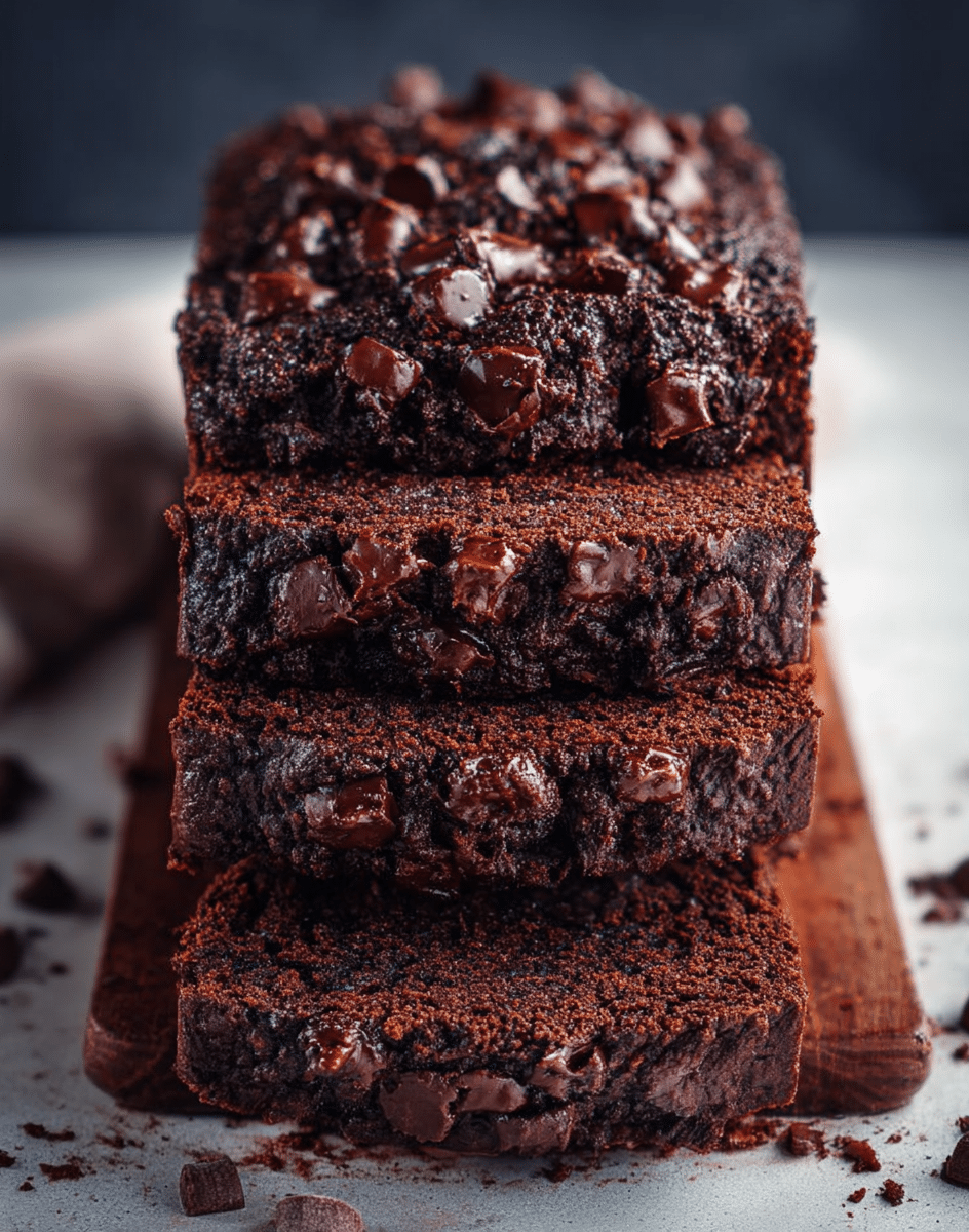 Double Chocolate Banana Bread