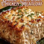 Melt-in-Your-Mouth Garlic Parmesan Chicken Meatloaf