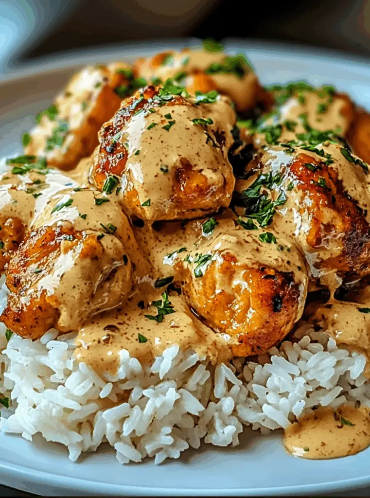 Smothered Chicken and Rice