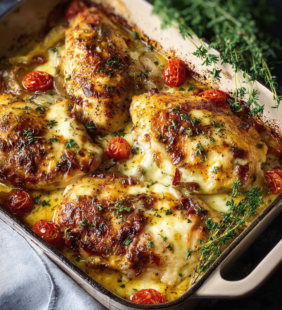 Baked Tuscan Chicken