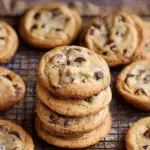 Crispy and Chewy Chocolate Chip Cookies
