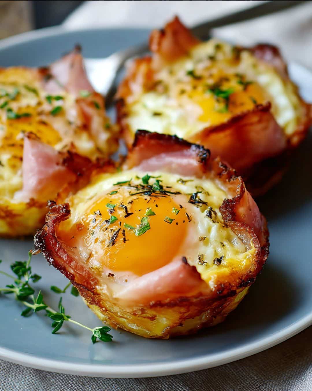 Ham and Cheese Egg Cups Recipe