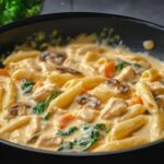Creamy Chicken and Vegetable Pasta with Parmesan
