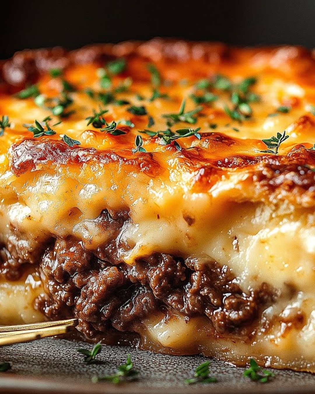 Impossibly Easy Cheeseburger Pie