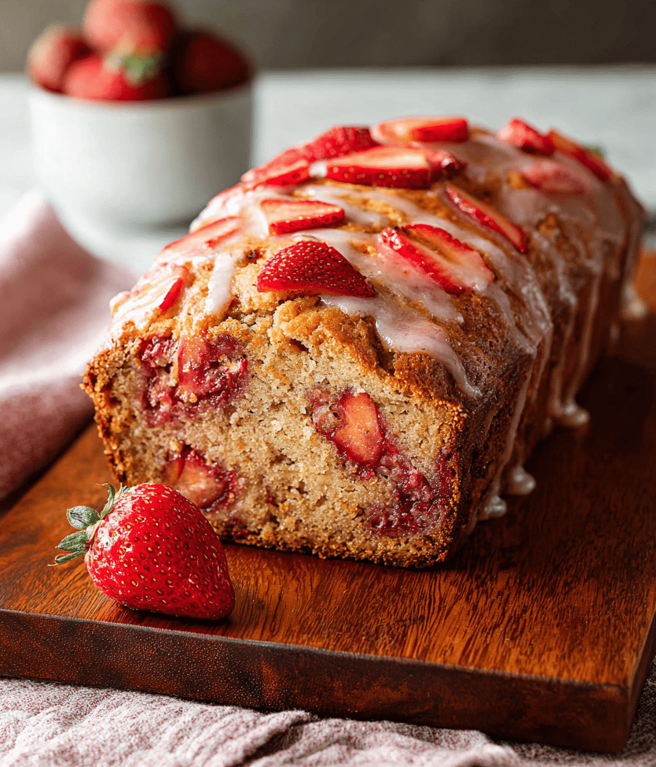 Strawberry Banana Bread