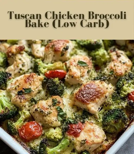 Tuscan Chicken Broccoli Bake (Low Carb)