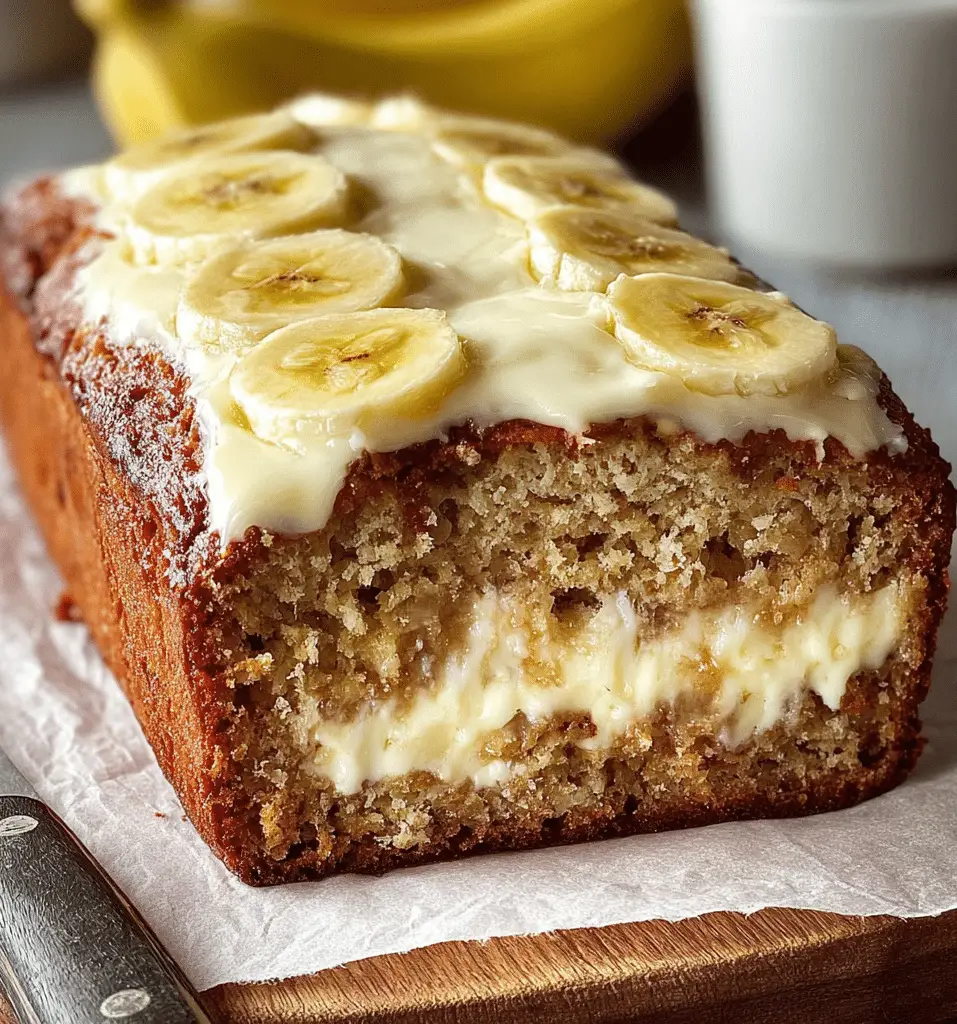 Ultimate Cream Cheese Banana Bread