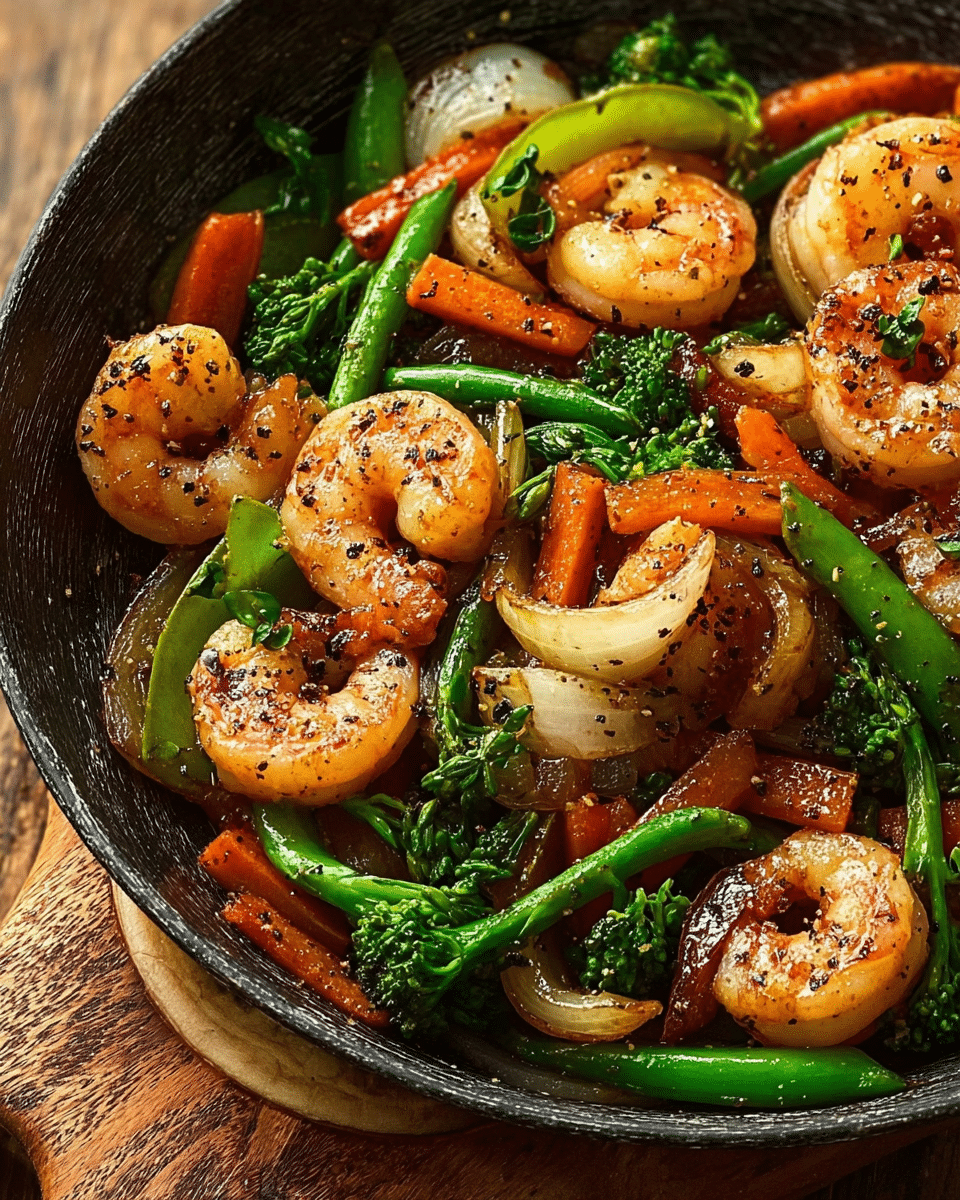 Shrimp and Asparagus Stir-Fry