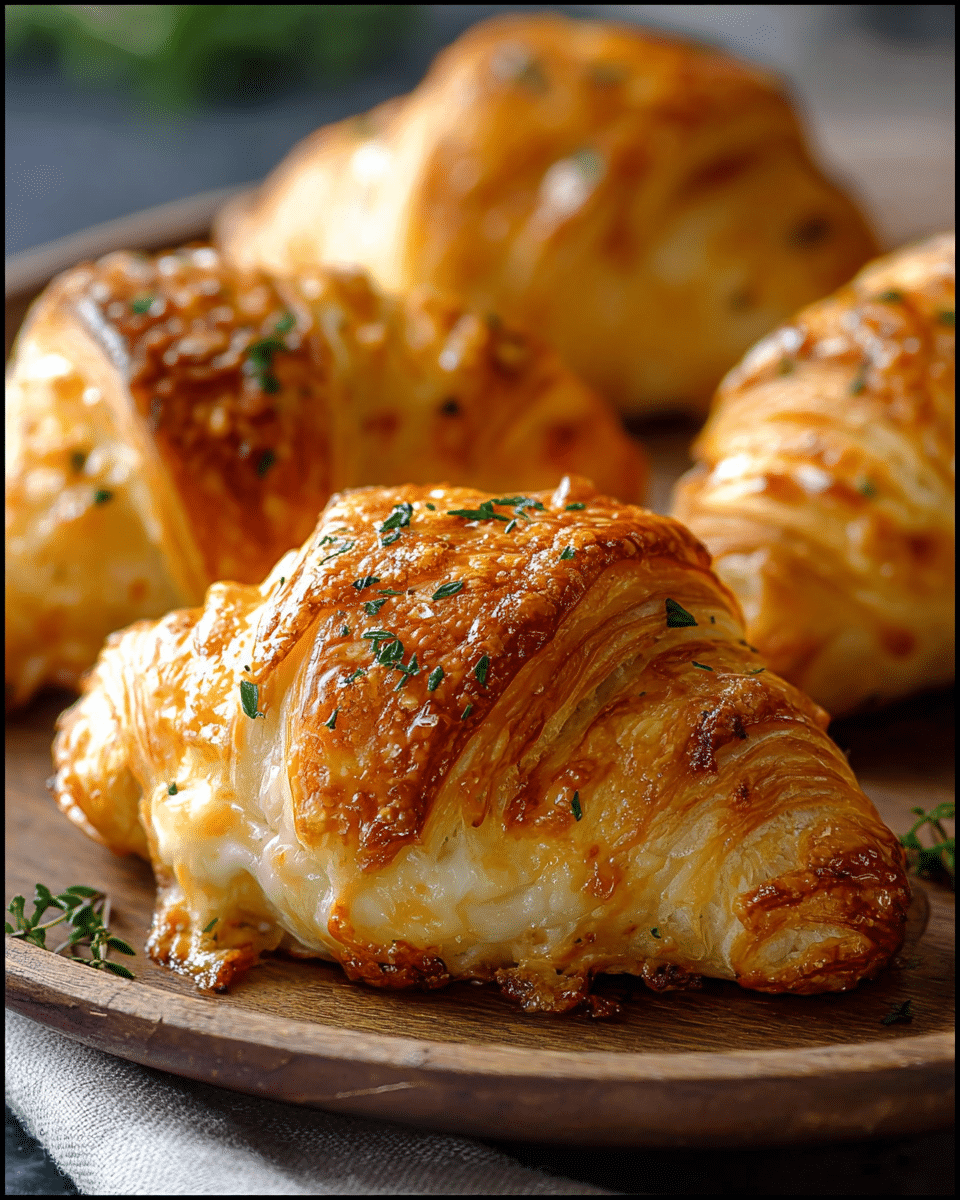 Cheesy Chicken Crescent Rolls
