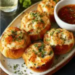 Crabby Shrimp-Stuffed Garlic Bread Bombs
