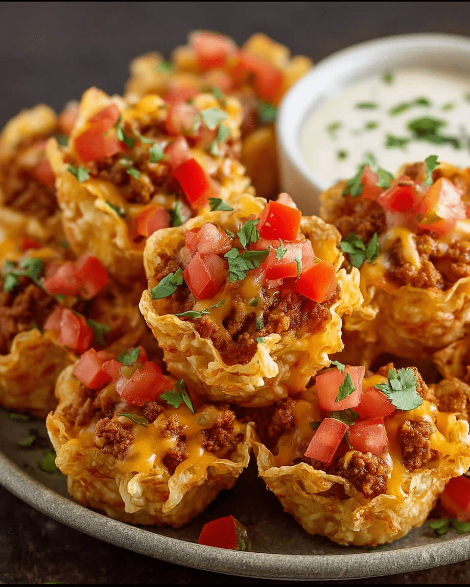 Zesty Taco Ranch Biscuit Cups