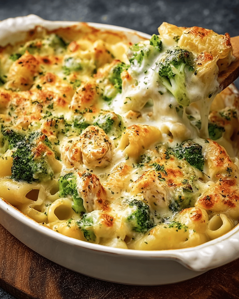 Creamy Chicken Broccoli Alfredo Bake – Comfort Food at Its Finest