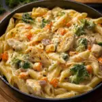 One-Pot Creamy Chicken & Vegetable Pasta Dinner