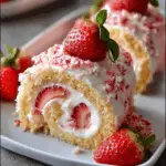 Strawberry Shortcake Cheesecake Rolls