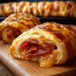 Bacon and Cheese Puff Pastry – Flaky, Cheesy, and Irresistible