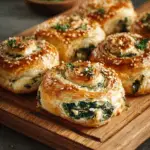 Golden Spinach & Cheese Puff Pastry