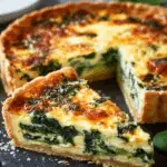 Cheesy Spinach Quiche – A Classic Comfort Dish with a Savory Twist