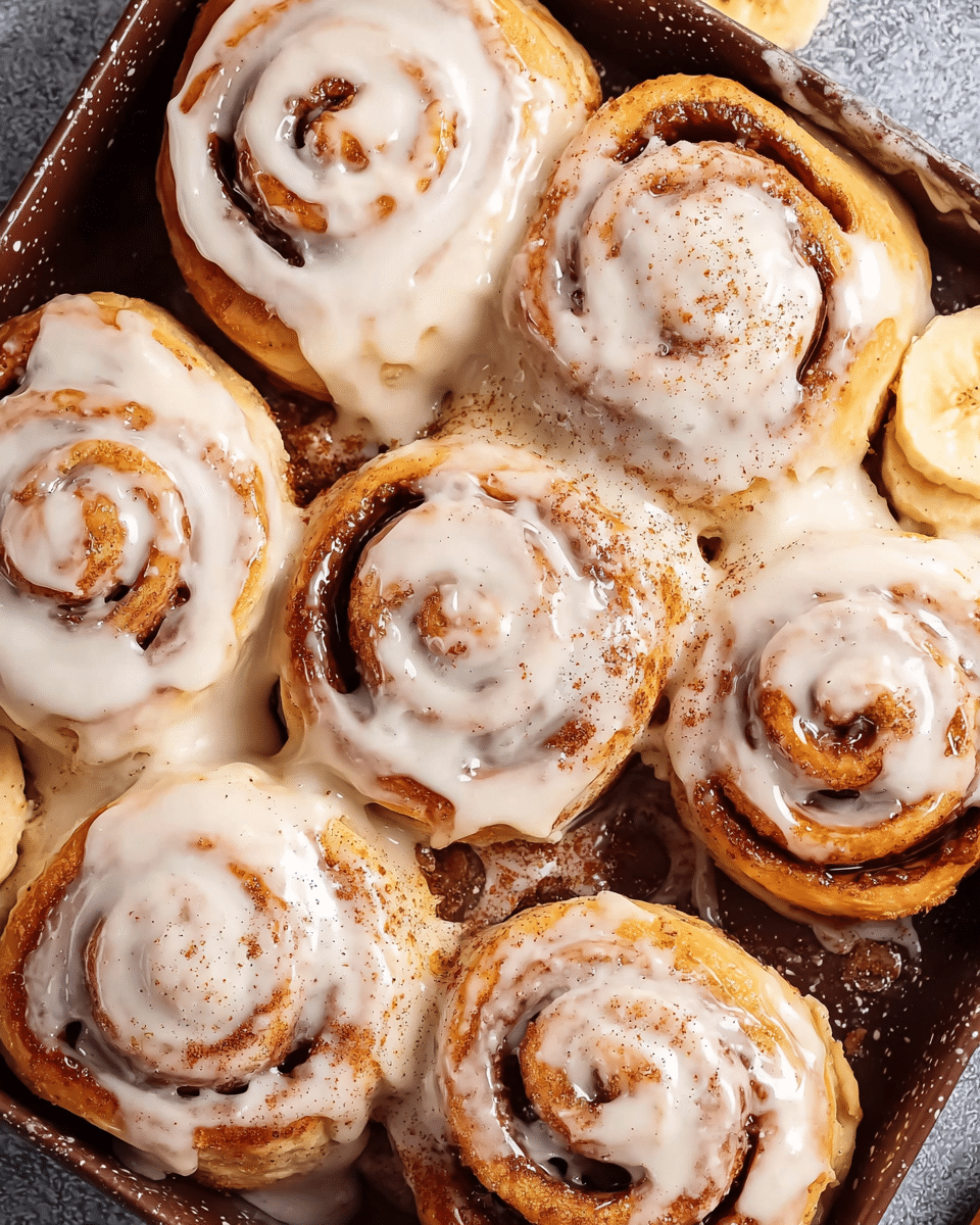 Banana Bread Cinnamon Rolls