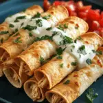 Crispy Baked Chicken Taquitos – Creamy, Cheesy, and Oven-Crisped Perfection