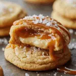Salted Caramel Cheesecake Cookies