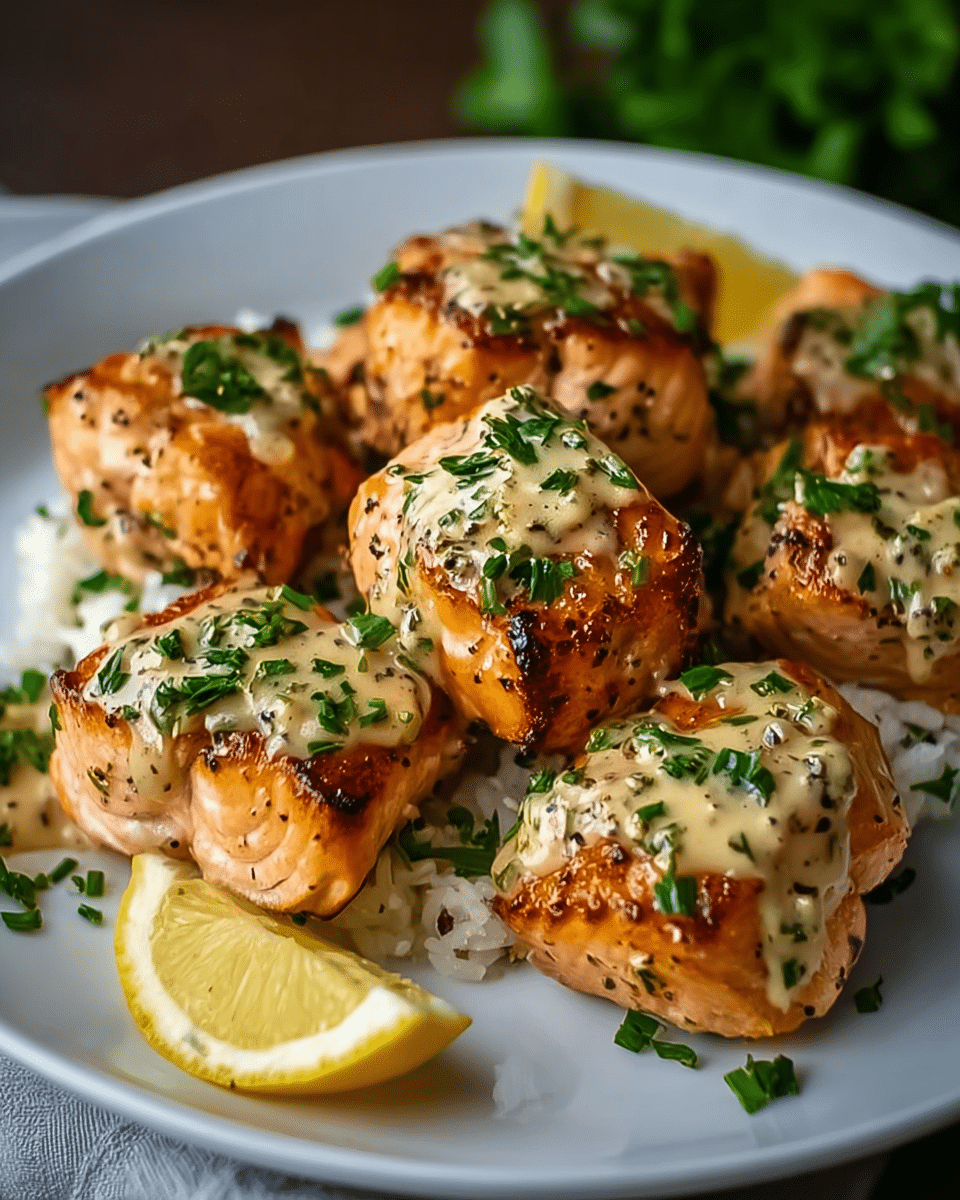 Creamy Garlic Butter Salmon